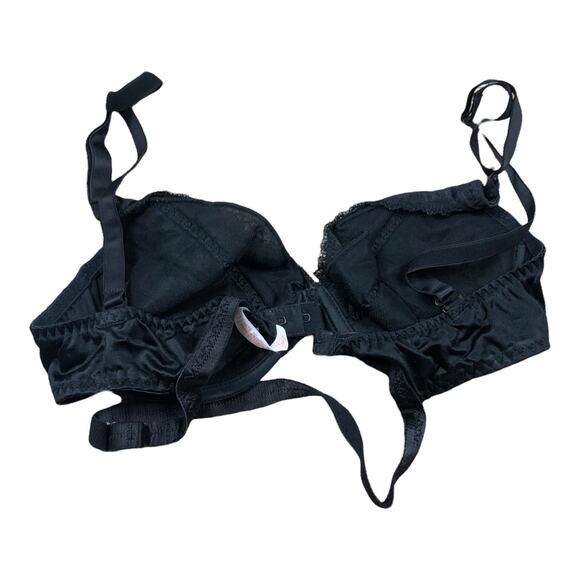 SMOOTHIE Black Convertible Backless Push Up Bra Size 36B 1960's Sty 193 - Picture 4 of 6